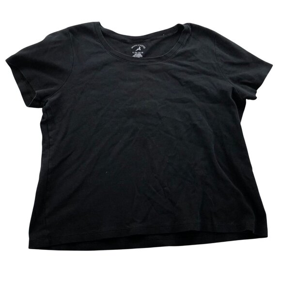 White Stag Womens T-Shirt XL (16/18) Black Short Sleeve Crewneck Casual Tee - Picture 1 of 8